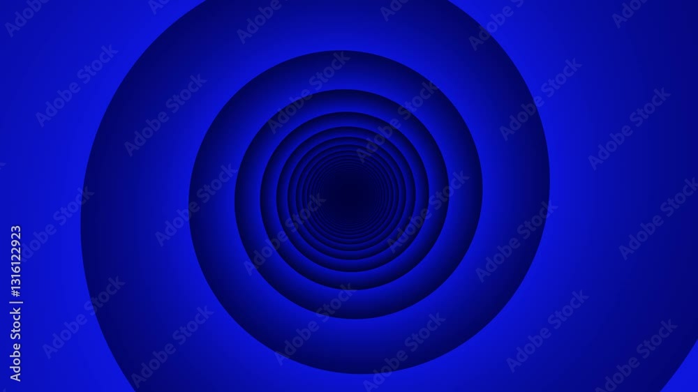 blue infinite depth spiral descending effect animation blue infinite depth spiral descending effect animation