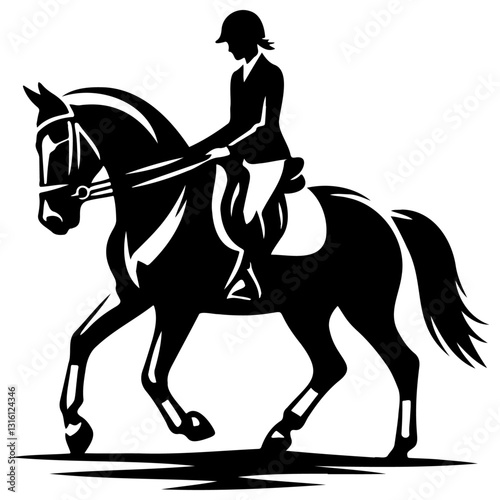 Equestrian Show Illustration.