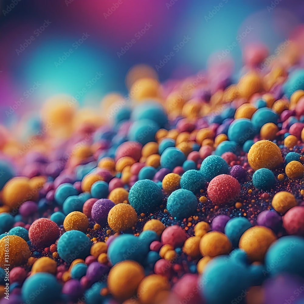 Fototapeta premium Colorful Abstract Sphere Background