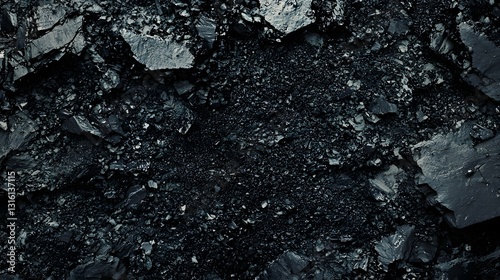 The rough and somber texture of volcanic ash evokes a sense of raw power and mystery, its myriad