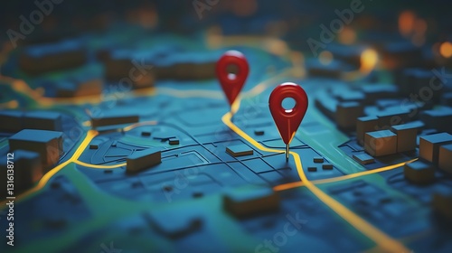 Wallpaper Mural smartphone navigation map pins pictures Torontodigital.ca