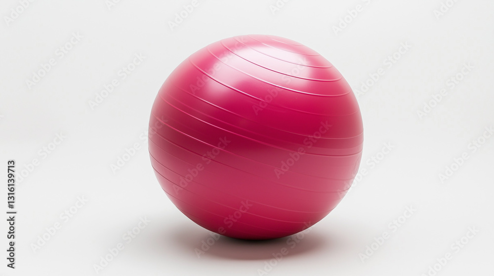 gym ball workout to exercise and meditate in a flat white background gym ball workout to exercise and meditate in a flat white background