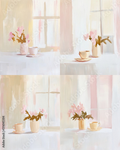 spa still life with towels