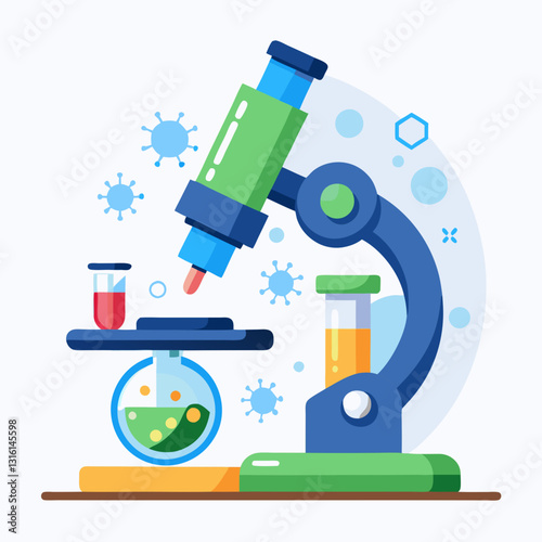 digital microscope analyzing a biology sample