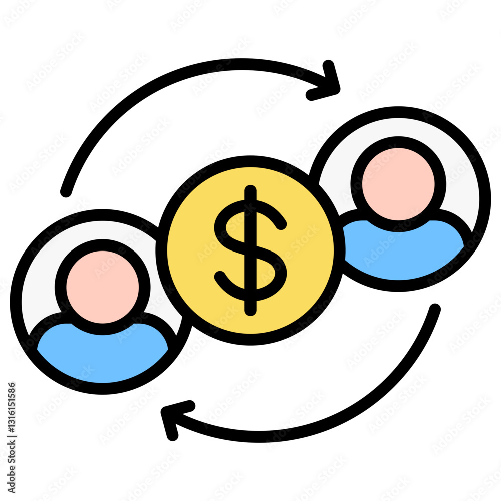 Resource Allocation Icon Resource Allocation Icon