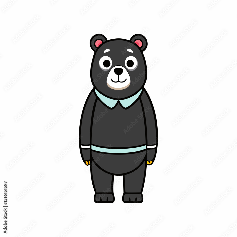 Fototapeta premium bear cartoon vector