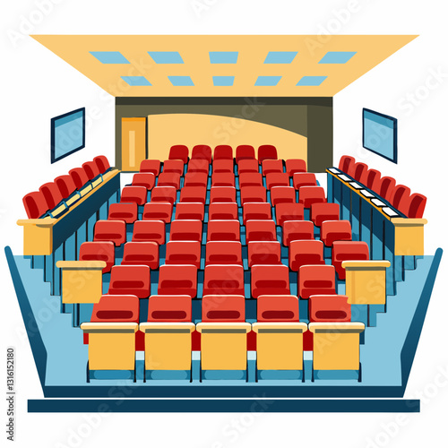 modern university lecture hall 