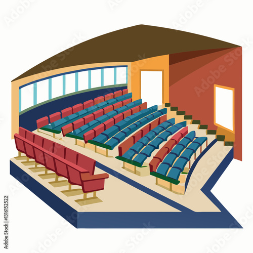 modern university lecture hall 