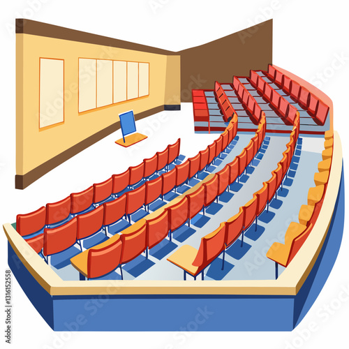 modern university lecture hall 
