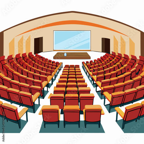 modern university lecture hall 