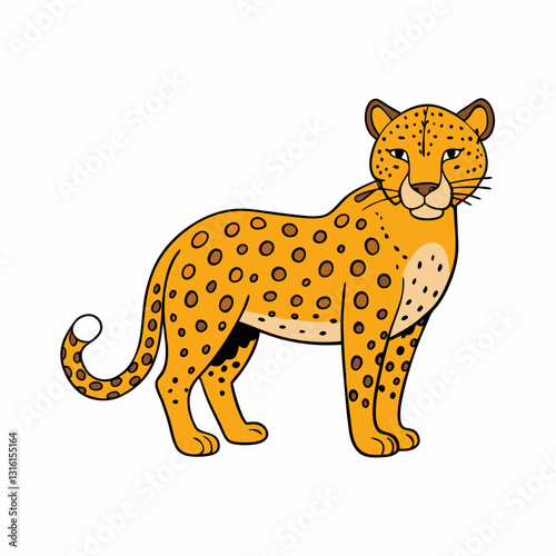 jaguar cartoon vector