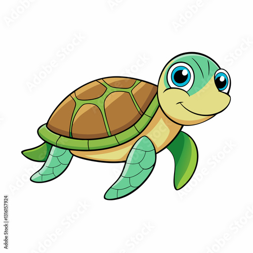 turtle cartoon vector