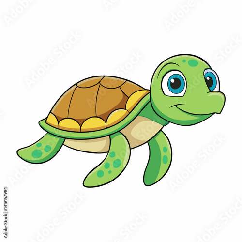 turtle cartoon vector