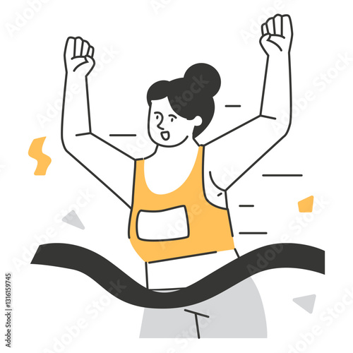 Women Sport Character Illustration
