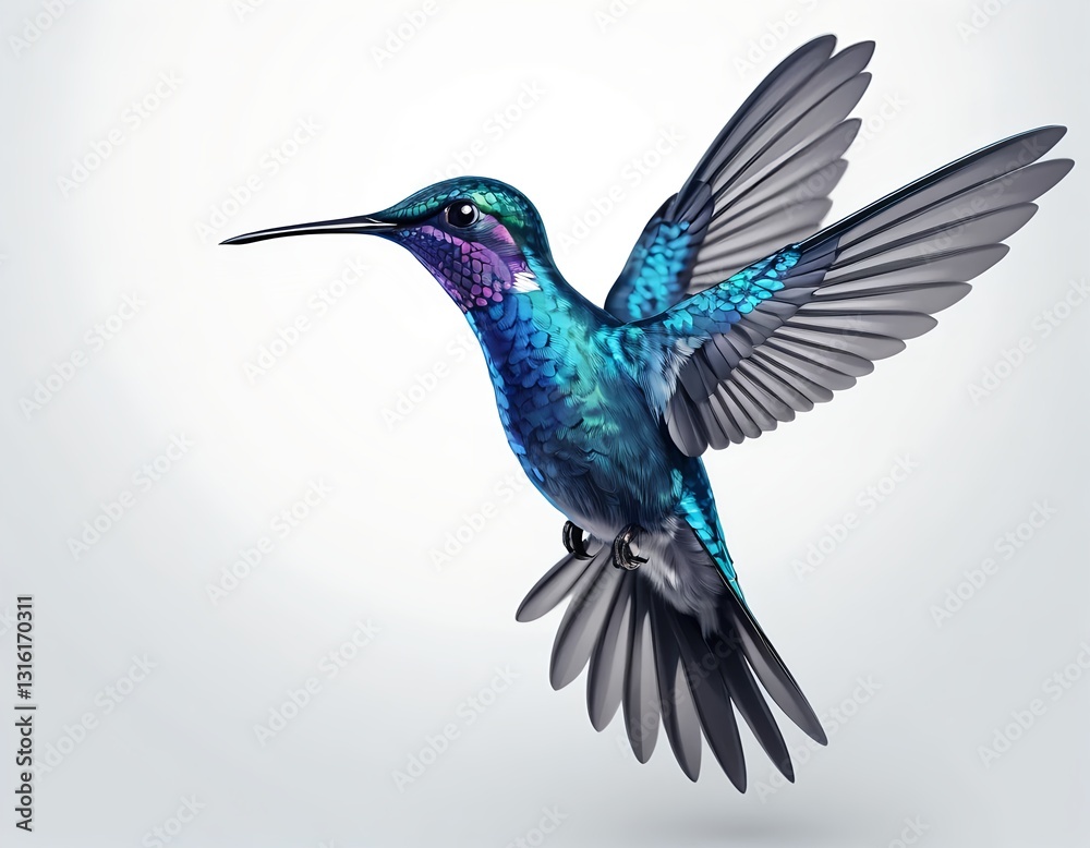 Obraz premium Hummingbird in Flight