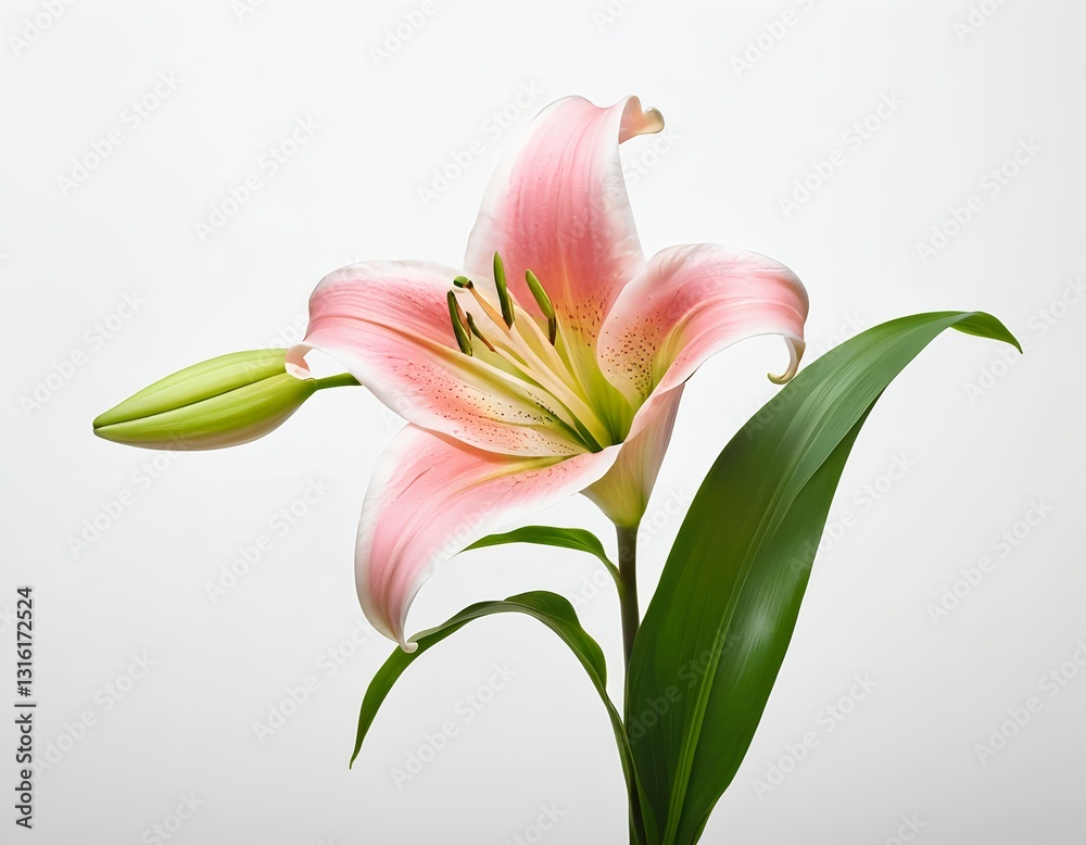Fototapeta premium Pink Lily Flower