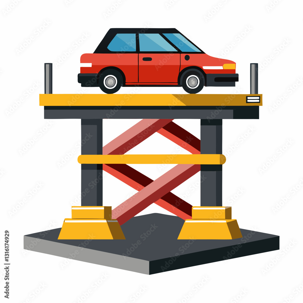 dynamic car lift platform with sharp edges dynamic car lift platform with sharp edges
