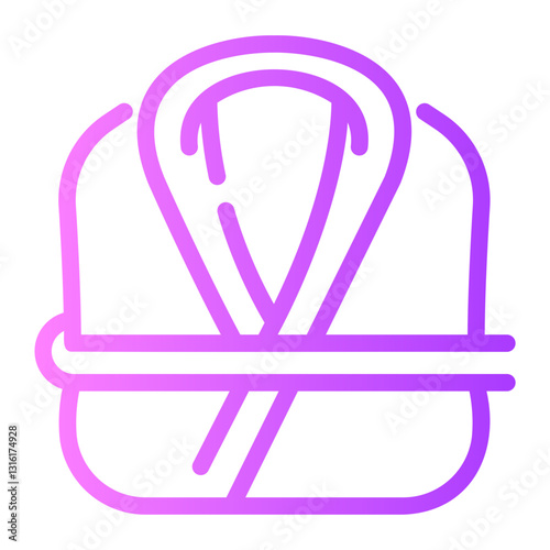 bathrobe Line Gradient Icon