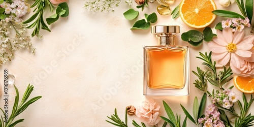 Elegant Perfume Bottle Banner