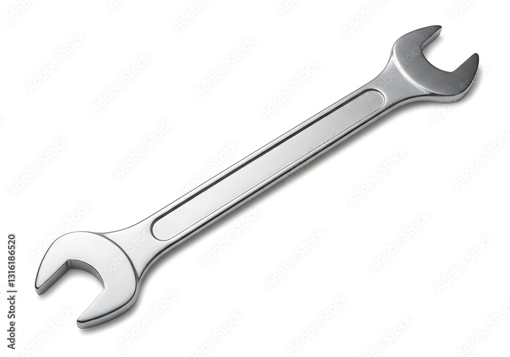 Open-end Wrench Close Up Isolated on White Background for Engineering Open-end Wrench Close Up Isolated on White Background for Engineering
