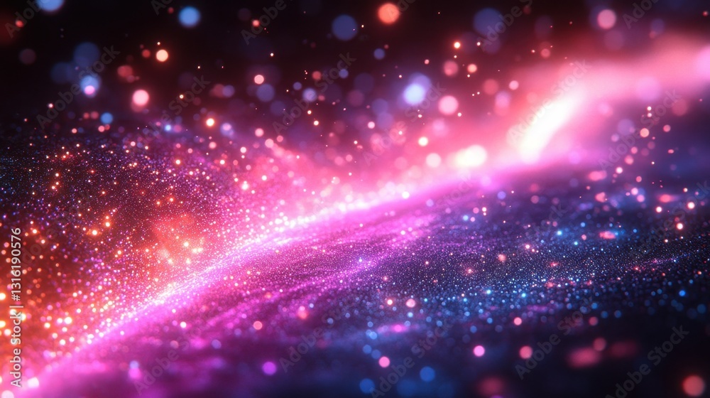 Fiber optic strands emitting subtle glow on white Fiber optic strands emitting subtle glow on white