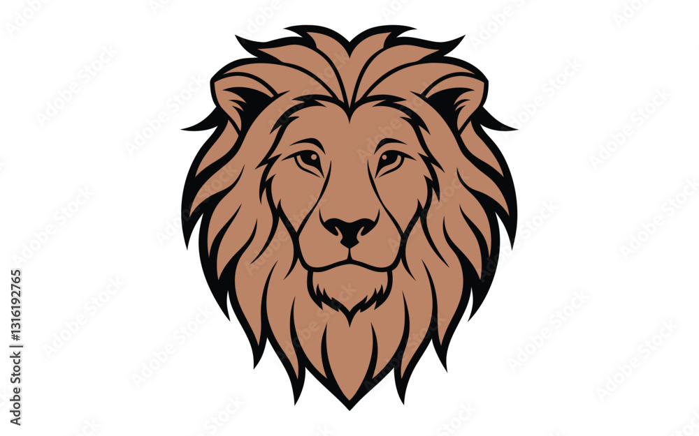 Fototapeta premium lion head mascot