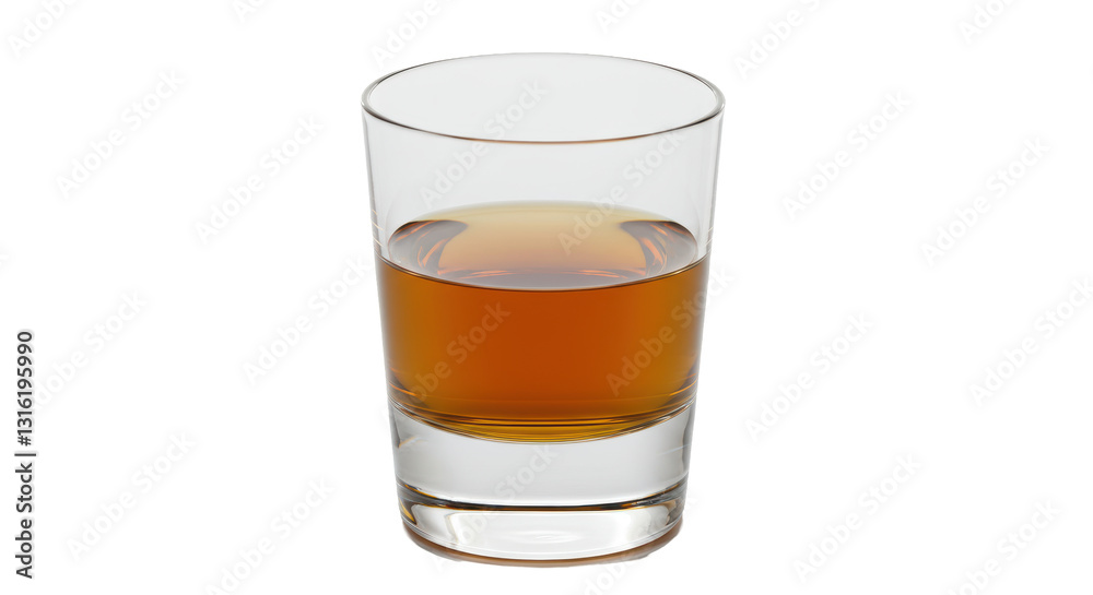 Isolated Glass of Whiskey on the Rocks Isolated Glass of Whiskey on the Rocks
