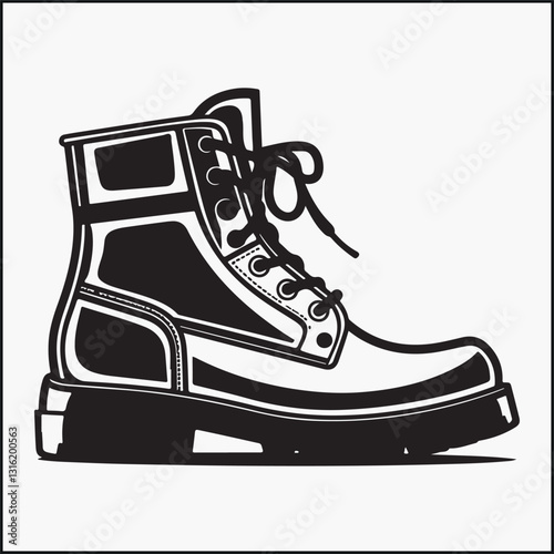  Boots ,shoe silhouette