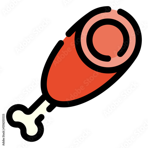ham leg icon