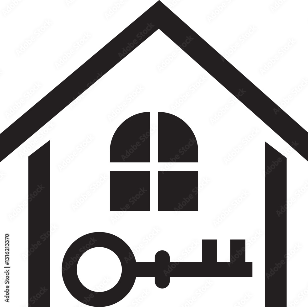 house and key , Key House Logo Design, Real Estate Logo Icon Symbol Design Vector Template house and key , Key House Logo Design, Real Estate Logo Icon Symbol Design Vector Template