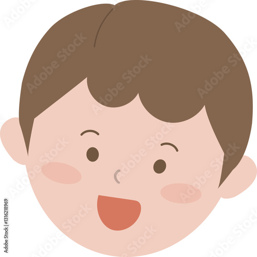 귀여운 아이 얼굴