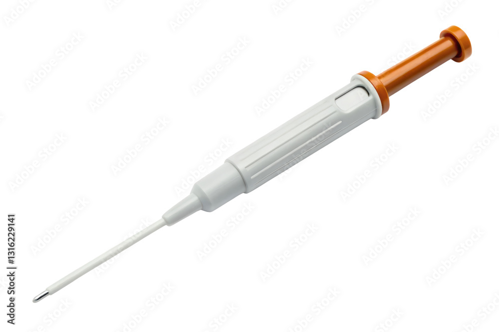 Laboratory pipette for precise dispensing isolated with transparent background Laboratory pipette for precise dispensing isolated with transparent background