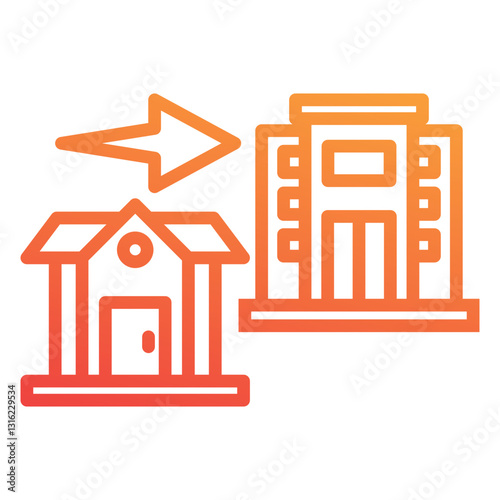 Urbanization Icon