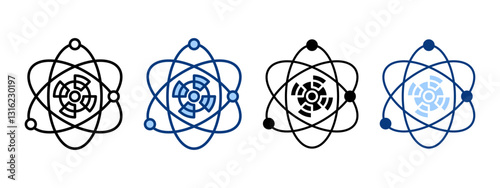 Artificial Intelligence Icon Set Multiple Style Collection