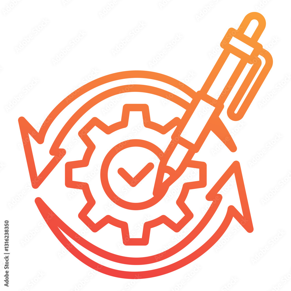 Engineering Process Icon