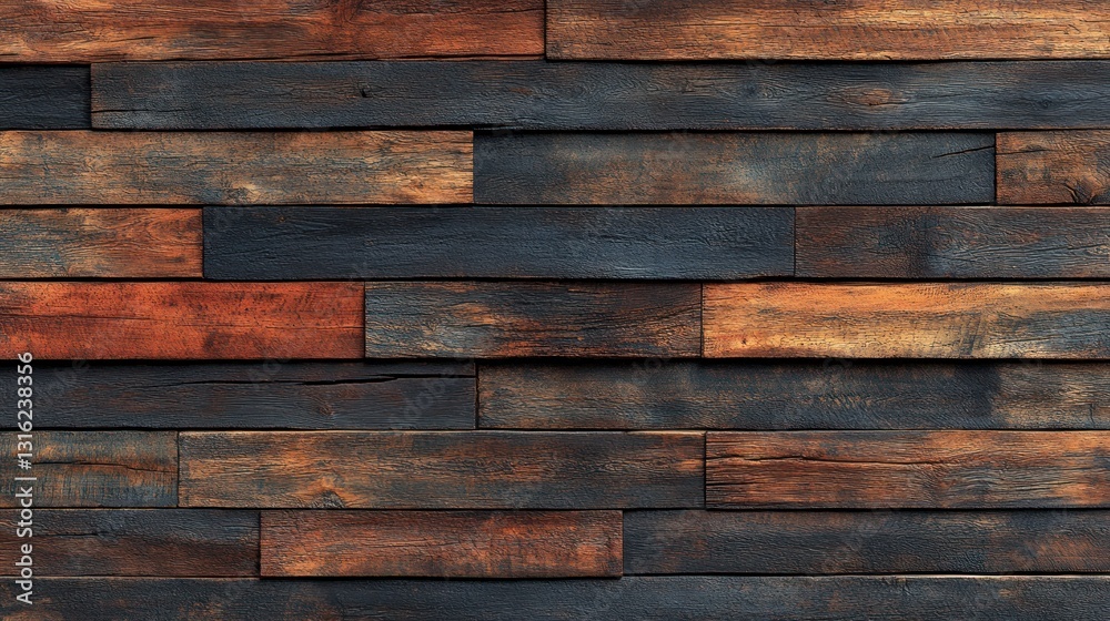 Fototapeta premium Rustic Reclaimed Wood Wall Paneling Texture