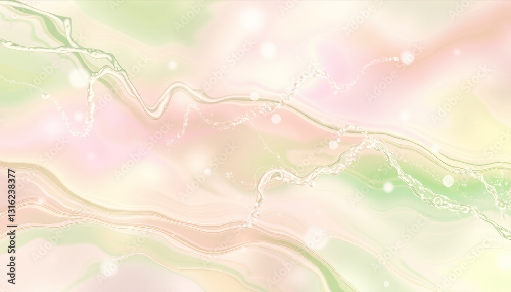 Abstract Pastel Water Swirls Flowing Design Abstract Pastel Water Swirls Flowing Design