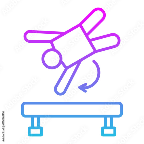 Acrobat jump Icon
