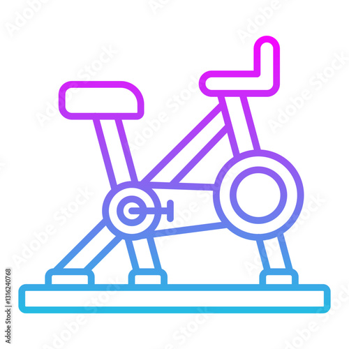 Stationary bicycle Icon