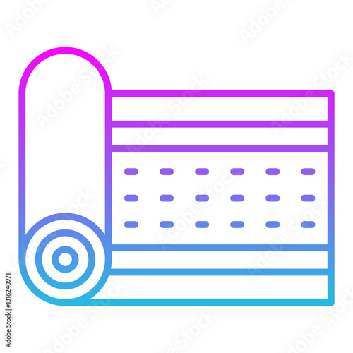 Yoga mat Icon