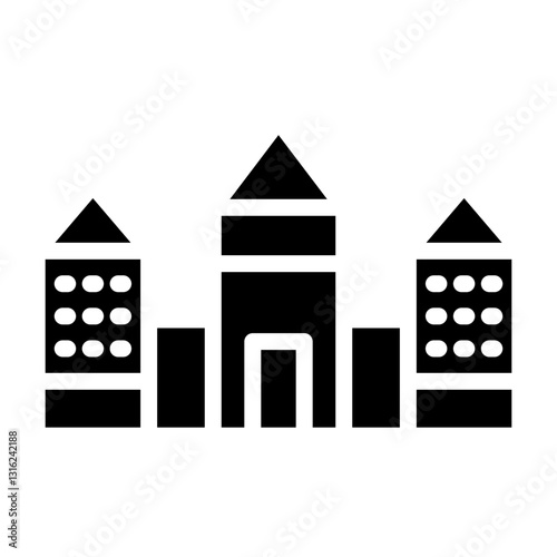 Palace Vector Design Icon Style