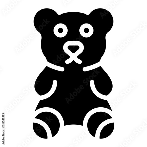 Gummy Bear Vector Design Icon Style
