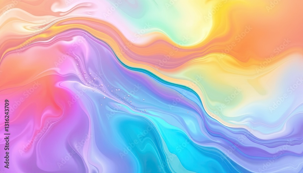 Abstract Pastel Swirls Liquid Art Design Abstract Pastel Swirls Liquid Art Design