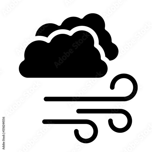 Windy Day Vector Design Icon Style