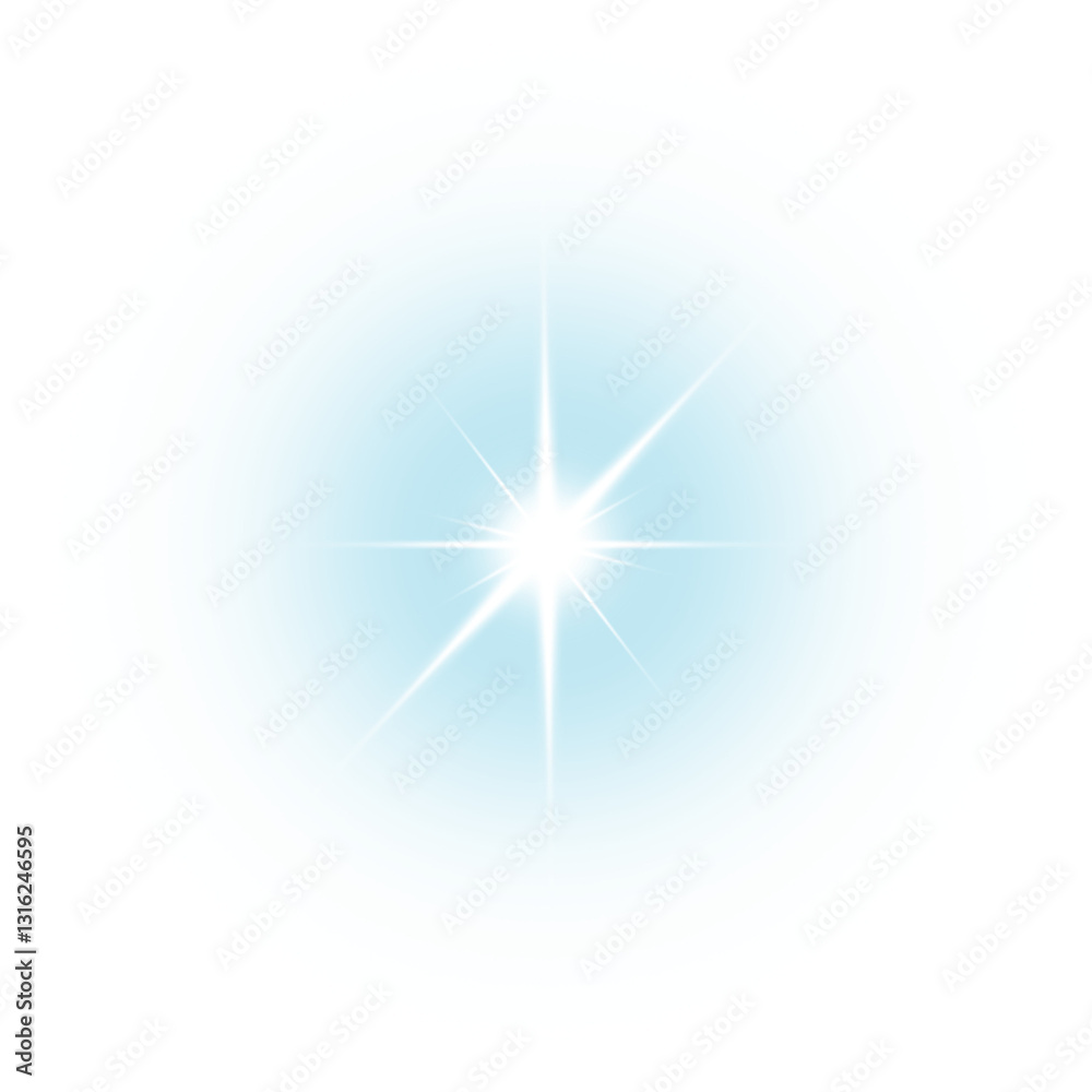 Realistic digital lens flare, Glowing sun light rays effect Realistic digital lens flare, Glowing sun light rays effect