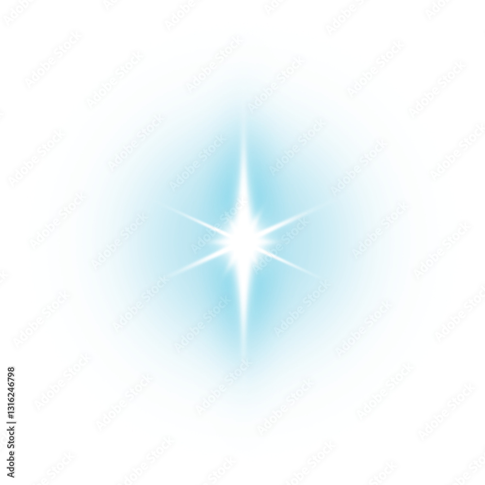 Realistic digital lens flare, Glowing sun light rays effect Realistic digital lens flare, Glowing sun light rays effect