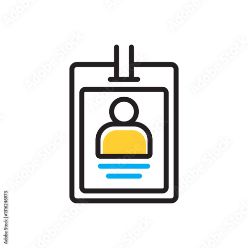 Multi color icon for name