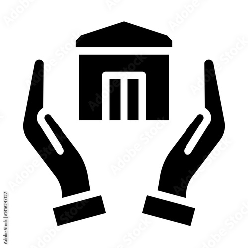 Housing affordability Vector Design Icon Style