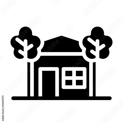 Suburban living Vector Design Icon Style