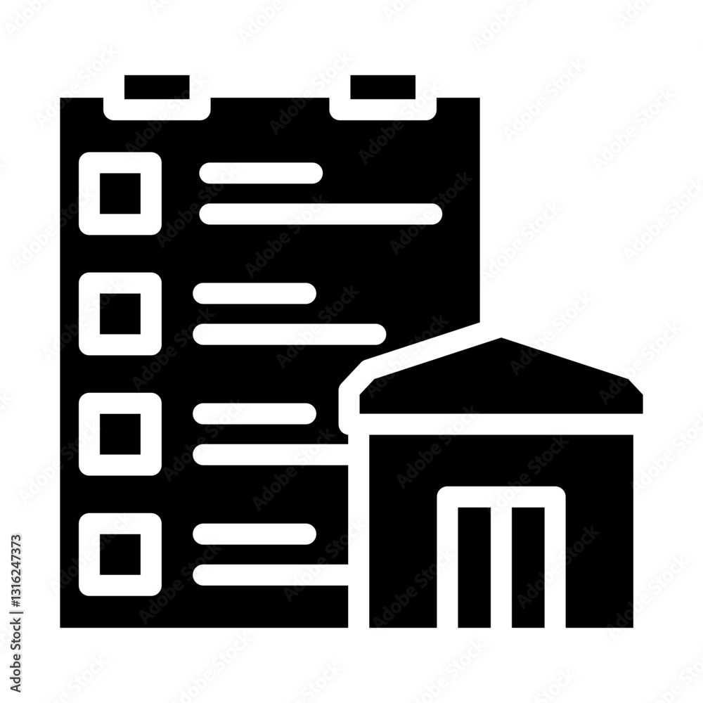 Property appraisal Vector Design Icon Style Property appraisal Vector Design Icon Style
